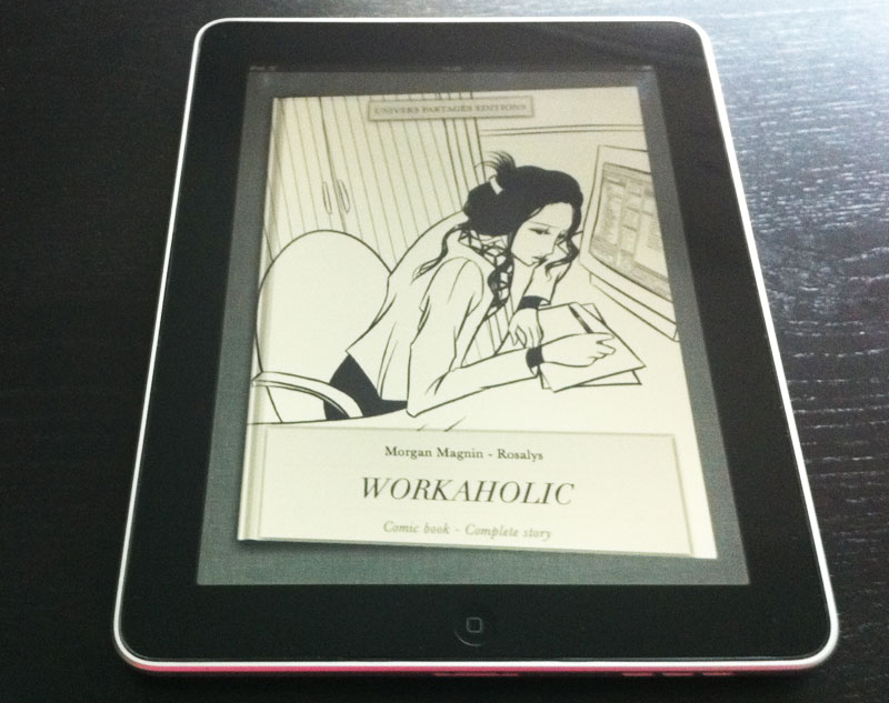Workaholic English edition - on iPad - cover
