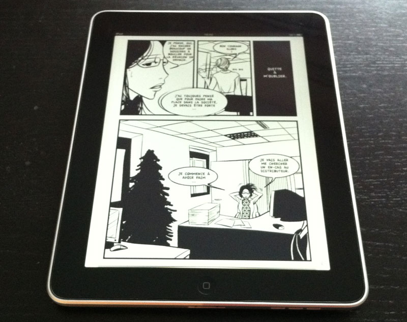 Workaholic - sur iPad - 1 page