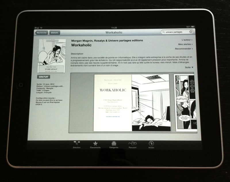 Workaholic - sur iPad - dans iBookstore