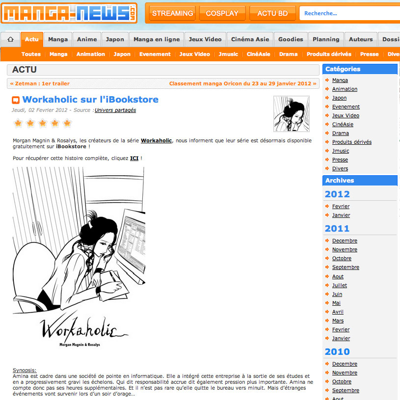 Workaholic - 2012-02 - Manga-news