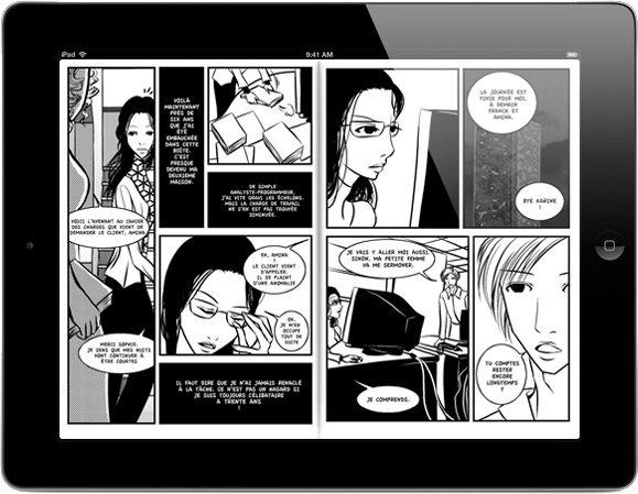 Workaholic – on iPad – 2 pages