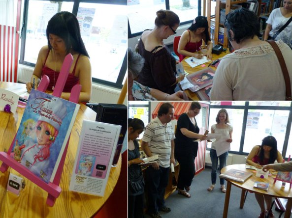 Jun 27, 2012: Signings of Fraisie at Bibliothèque Emilienne Leroux (Nantes, France)