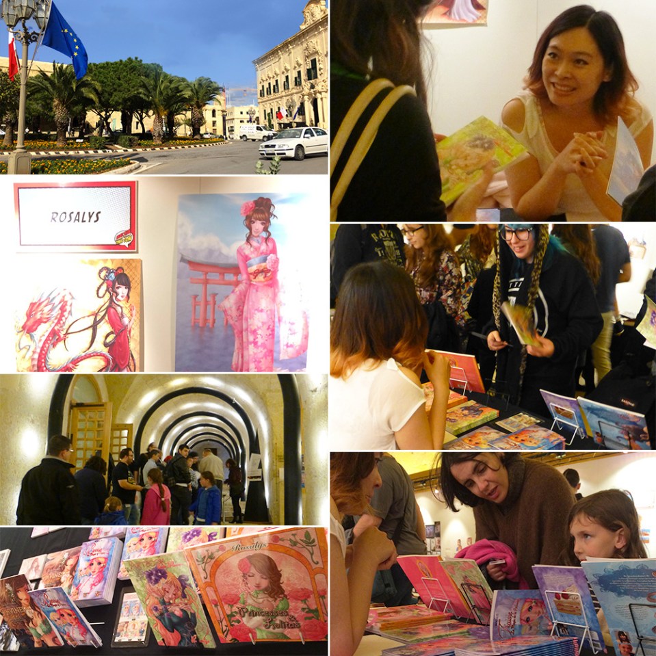 Dédicaces de Rosalys à "Malta Comic Con" (La Valette, MALTE) : 30 Nov-01 Dec 2013